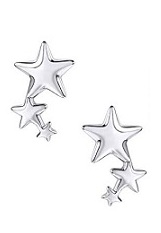 delightful itsy-bitsy lovely stars kids screw back earrings 